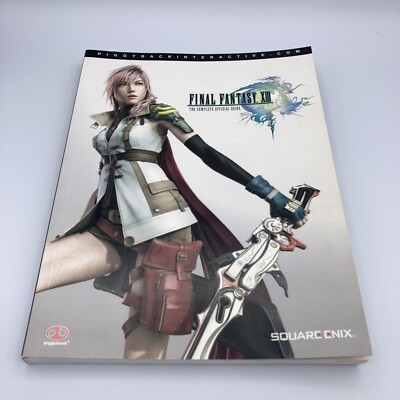 Final Fantasy XIII 13 Strategy Guide Book Manual Official Piggyback PS3  Xbox 360