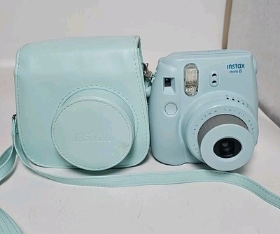 Fujifilm Instax Mini 8 Instant Camera Ice Blue W/ Case VGC