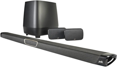 Polk Audio 5.1-Channel MagniFi Max SR Soundbar w/ Subwoofer & Surround Speakers