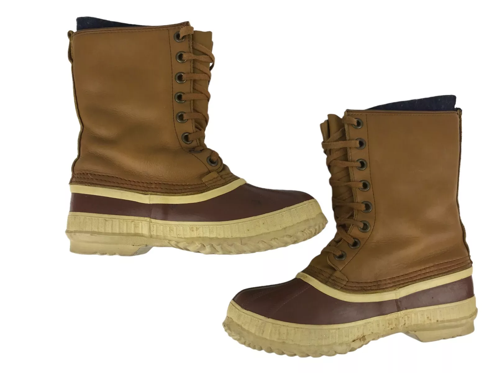 sorel premium kaufman mid calf lace up snow boots