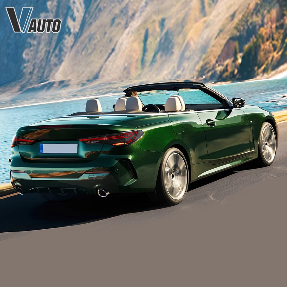 Smoked LED Tail Lights For BMW 4-SERIES 2020-2024 M4 G82 G83 G22 G23 CSL Upgrade - Image 2 of 4