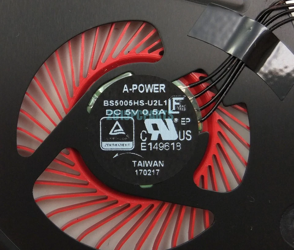 New MSI GS63 GS63VR GS73 GS73VR MS-16K2 MS-17B GPU Cooling FAN BS5005HS-U2L1 - Image 3 of 3