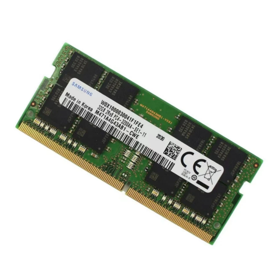 Samsung 32GB DDR4 3200MHz PC4-25600 Laptop SODIMM Memory Ram M471A4G43AB1-CWE - Image 3 of 4