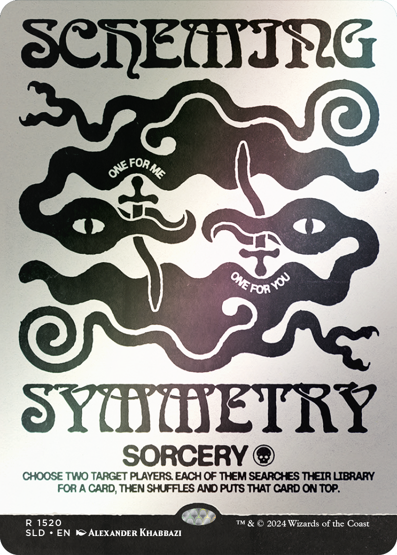 MTG【Foil】Deceptive Divination 🪙 Secret Lair Deceptive Divination FOIL Scheming Symmetry