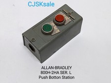 ALLEN-BRADLEY 800H-2HA SER. L Push Botton Station USED .