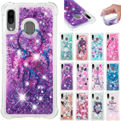 For Samsung Galaxy S23 S22 Ultra Shockproof Glitter Quicksand Soft Cover Case