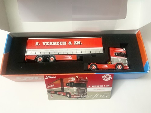 1/50 Scania R Topline 4X2 truck with trailer Verbeek & ZN. Tekno 71529 - Picture 7 of 7