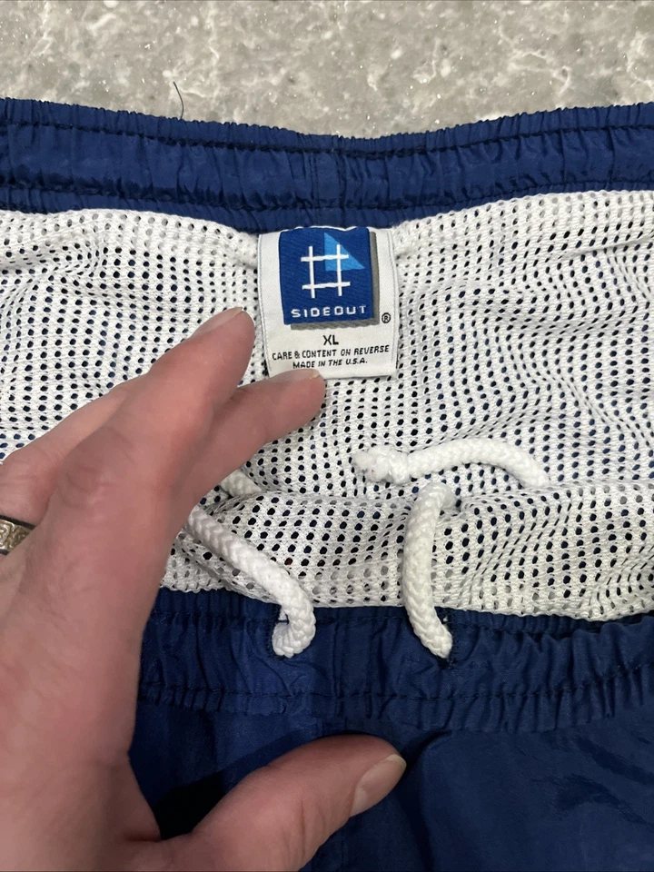 Baúl de natación con cordón de voleibol SideOut de colección EE. UU. Para hombre XL forrado de malla Foto 4 de 4