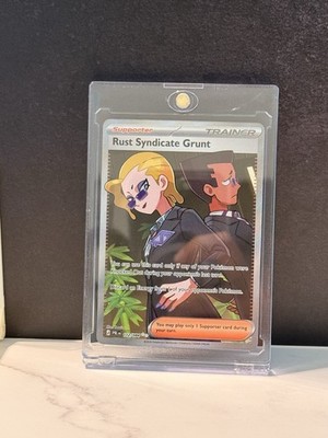 Rust Syndicate Grunt SIR 112/084 Pokemon Pitch Black Near Mint