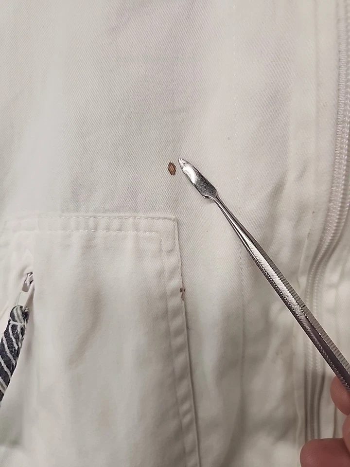 Chaqueta con capucha y cremallera para mujer Dressbarn talla XXL - blanca Foto 3 de 4