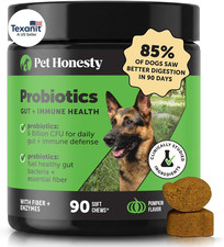 6 Billion CFU Dog Probiotics with Prebiotics, Digestive Enzymes, Fiber - Relie