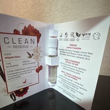 CLEAN Reserve Whipped Cherry Eau de Parfum Sample Spray - 1.5ml/0.05oz
