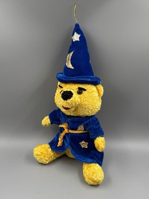Disney Vintage Winnie Puuh the Pooh Zauberer Magier Plüsch Stofftier 40cm selten