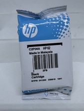Genuine OEM HP 62 C2P04AN Black Ink Cartridge Open Box