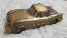 1953 Chevy Corvette Vintage Car Bank Banthrico Chicago 1974, Gold