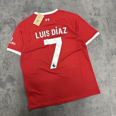 Liverpool Luis Diaz 7 23/24ユニフォーム Nike Liverpool Soccer Jersey 2023-24 Home #7 Luis Diaz - Mens US