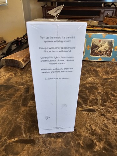 Brandneu Google Nest Mini - 2. Gen Bluetooth Smart Assistant Lautsprecher - Kreide - Bild 2 von 4