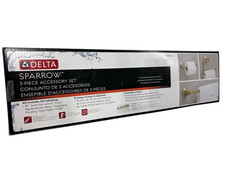 Delta SPR63-CZ Sparrow 3-Piece Bathroom Accessory Kit Champagne Bronze Finish