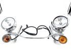 2011 Harley Softail Deluxe FLSTN OEM Front Turn Signal Indicators Aux Light Bar
