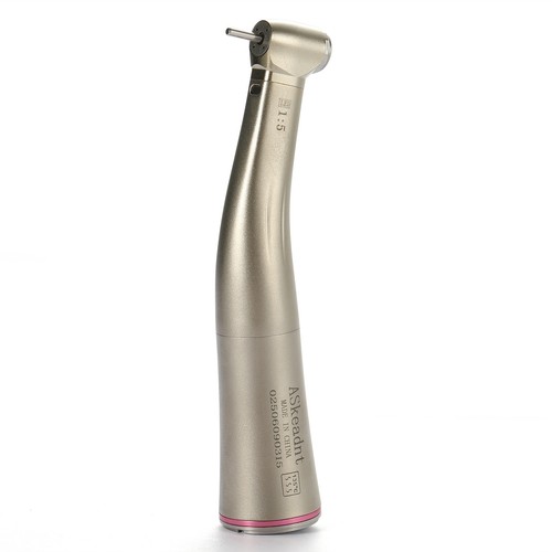 Dental LED 1:5 Rotes Winkelstück Schnellläufer Mit Licht Askeadnt - Picture 21 of 21