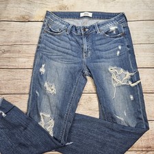 JBD By Just Black Denim Blue distressed Women's Jeans Size 26