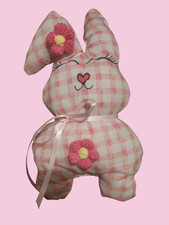 Cute Pink Easter Bunny/Handmade