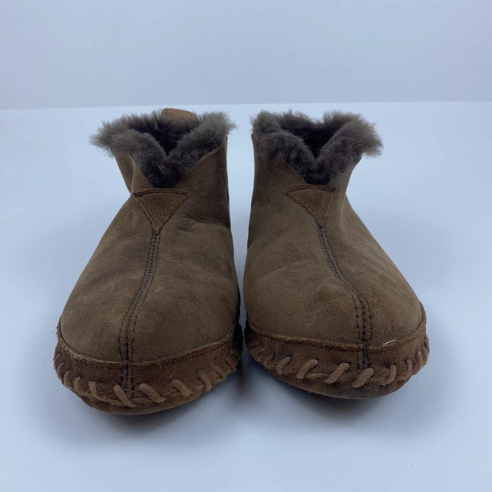 Zapatillas LL Bean Wicked Good forradas de piel de oveja marrón chocolate para mujer talla 8M Foto 4 de 4