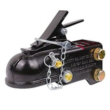 Heavy Duty Cast Adjustable Trailer Coupler 2-5/16 in,15000LBS Capacity Channel