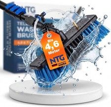 Teleskopwaschbürste mit Wasseranschluss NTG Reinigungsbürste 4,6m B-Ware!