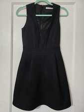 Camilla and Marc Dress Women's Size 2 Black Knee length Mesh