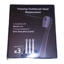Amulumon Flossing Toothbrush Heads Compatible with #1 Selling Brand SF01 02 03