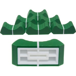 Sifam 2x FADER KNOBs CAP GREEN fit 8mm slider potentiometer replacement pot