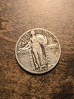 1930-S Standing Liberty Quarter-90% Silver- Mintage 1,566,000 Great Detail!