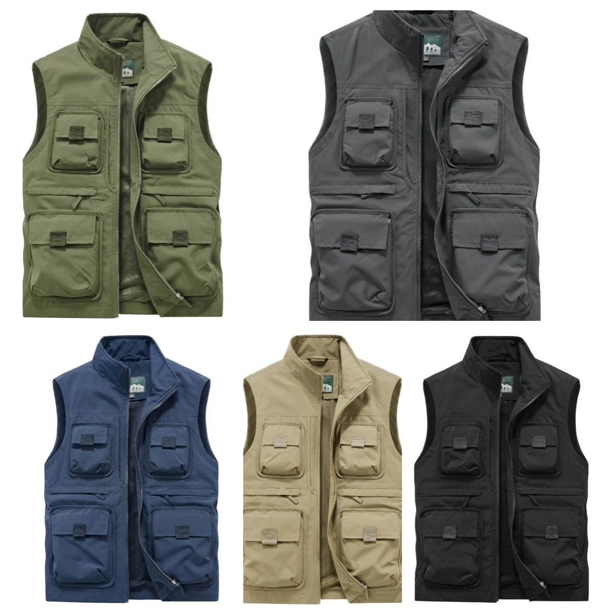 Outdoor Men Workwear Vest Multi Pockets Utility Vest Workwear Gilet Casual
Opens in a new window or