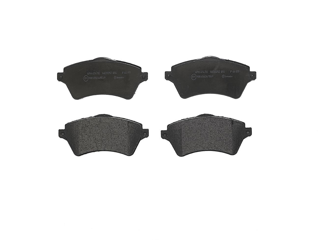Für BREMBO P 44 011 HAM PADS. FRONT LANDROVER FREELANDER 00-07 - Bild 4
