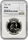 1957 Franklin Silver Half Dollar NGC PF68