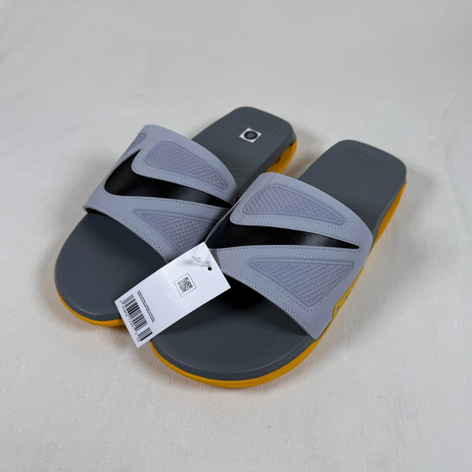 Nike Air Max Cirro sandali slide uomo grigio lupo nero taglia 12