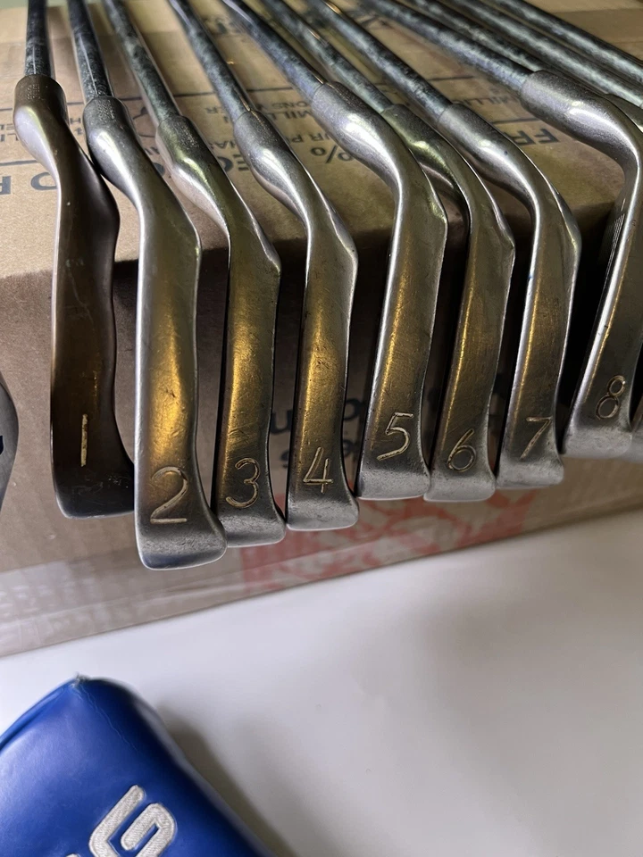Ping ISI Stainless Black Dot Lot 12 Iron Set Factory Cushin JZ Ping Craz-e G2i - Image 3 of 4