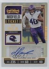 2023 Contenders Rookie Variation Midfield Ticket 19/50 Ivan Pace Jr Auto 0s55