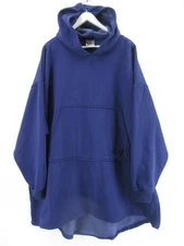 The Comfy Original Oversized Wearable Blanket Hoodie Navy Blue Heavy Sweatshirt