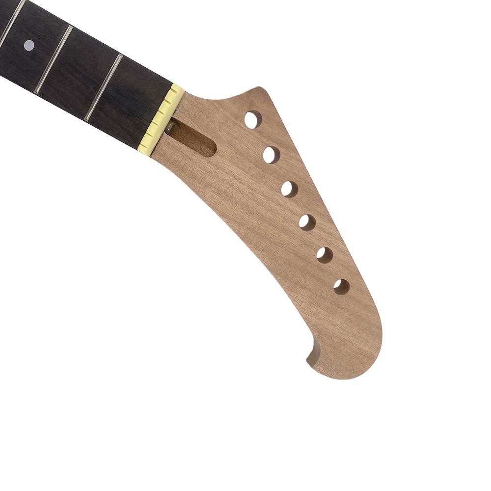Kit chitarra elettrica costruire su proprio corpo in mogano collo 22 tasti 24,75 pollici per fai da te foto 6