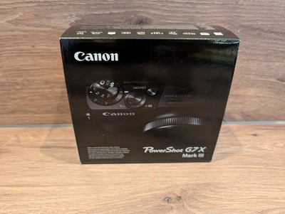 NEU   Canon PowerShot G7 X Mark III Schwarz   Kompakte Digitalkamera