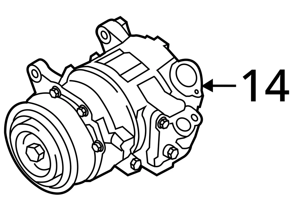 Compresor de aire acondicionado Rdstr sDrive28i para BMW Z4 12-16 3819992 Foto 4 de 4