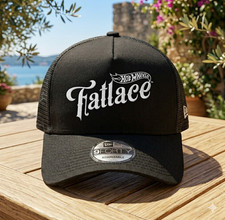 Fatlace Embroidered Trucker Hat Snapback Mesh Cap Streetwear