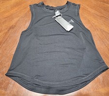 NWT Woman's Gray Adidas Athletic Workout Tank Size Small Climacool Activewear