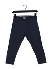 White Stuff Women's Leggings UK 10 Blue Cotton