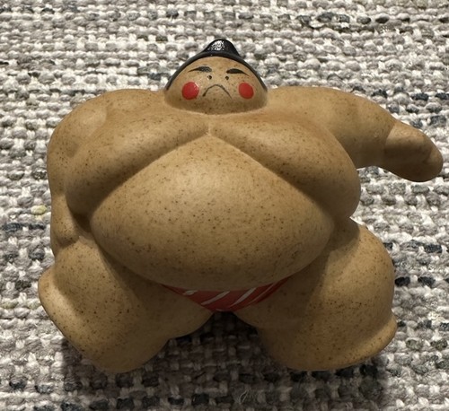 Japanische SUMO Puppe Figur, Japan Culture SUMO Wrestler Rikishi SIKO ACTION - Bild 1 von 6