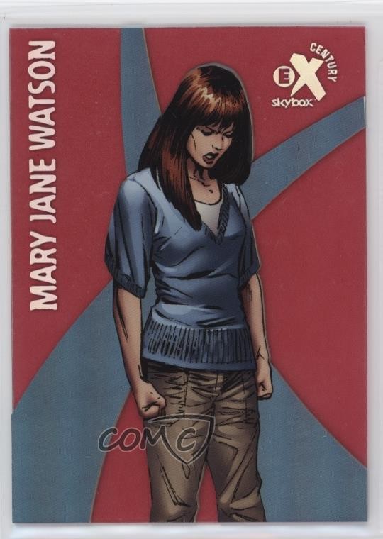 2017 Fleer Ultra Marvel Spider-Man EX Century Then Red 17/32 Mary Jane Parker