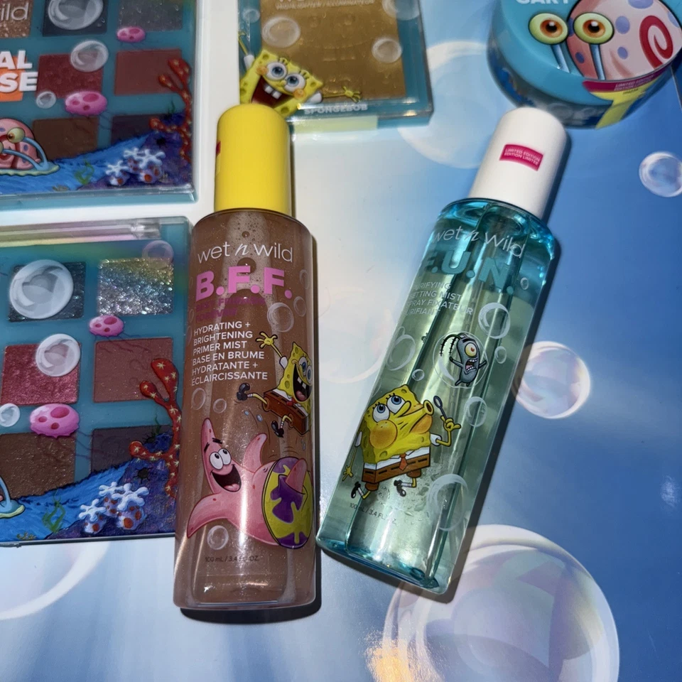 Wet n wild Sponge Bob PR коллекция новая открытая коробка с дополнительной палитрой теней для век - Изображение 4 из 4