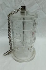 Rings Of Fortune ,Parrot Cage Toys Acrylic toy ￼Turns around To Receive Food